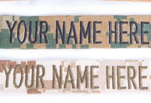 Name Tapes (Velcro) (Set of 2)